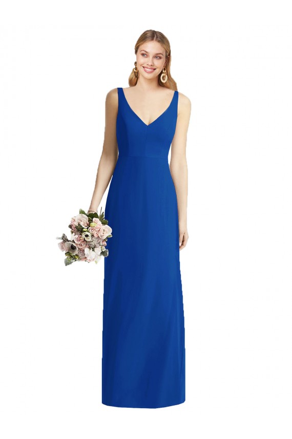 Sleeveless Royal Blue Mermaid Sweetheart Bridesmaid Dress Lincoln