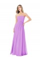 Sleeveless Violet A-Line Strapless Bridesmaid Dress Lincoln