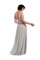Sleeveless Light Sky Blue A-Line V-Neck Bridesmaid Dresses Lincoln