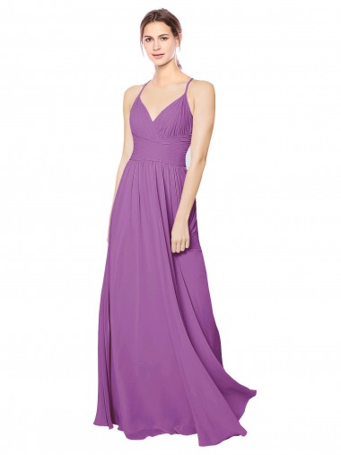 Sleeveless Dahlia Criss Cross Back A-Line Sweetheart Formal Dress / Bridesmaid Dress Lincoln