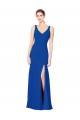 Sleeveless Royal Blue Low Back Sheath Sweetheart Bridesmaid Dress / Evening Dress Lincoln