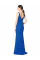 Sleeveless Royal Blue Low Back Sheath Sweetheart Bridesmaid Dress / Evening Dress Lincoln