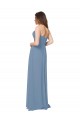 Sleeveless Dusty Blue Low Back A-Line Sweetheart Bridesmaid Dress / Evening Gowns Lincoln