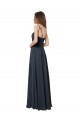 Sleeveless Watermelon Criss Cross Open Back A-Line V-Neck Bridesmaid Dress Lincoln