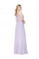 Sleeveless Lilac A-Line Halter Neck Formal Evening Gown / Prom Dress / Bridesmaid Dress Lincoln