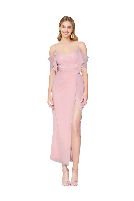 Cold Shoulder Primrose Mermaid Off the Shoulder Formal Evening Gown / Prom Dress / Bridesmaid Dress Lincoln
