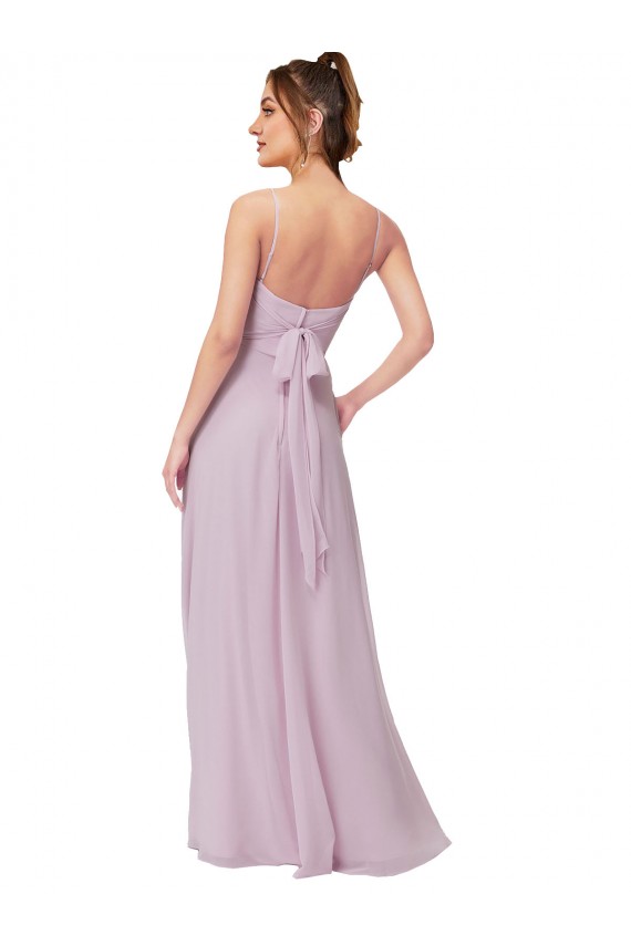 Sleeveless Pink Glow A-Line Sweetheart Bridesmaid Dress Lincoln
