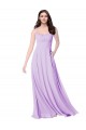 Sleeveless Lilac A-Line Scoop Neck Bridal Party Dress Lincoln