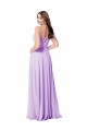 Sleeveless Lilac A-Line Scoop Neck Bridal Party Dress Lincoln