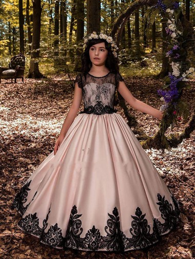 Sleeveless Ivory Ball Gown Sweetheart Flower Girl Dress for Wedding Lincoln