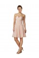 Sleeveless Pink A-Line Sweetheart Bridesmaid Dress Lincoln