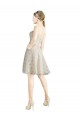 Sleeveless Ivory,Champagne A-Line Sweetheart Bridesmaid Dress Lincoln