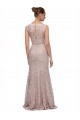 Sleeveless Mermaid Illusion Neck Prom Dress / Bridesmaid Dress Lincoln