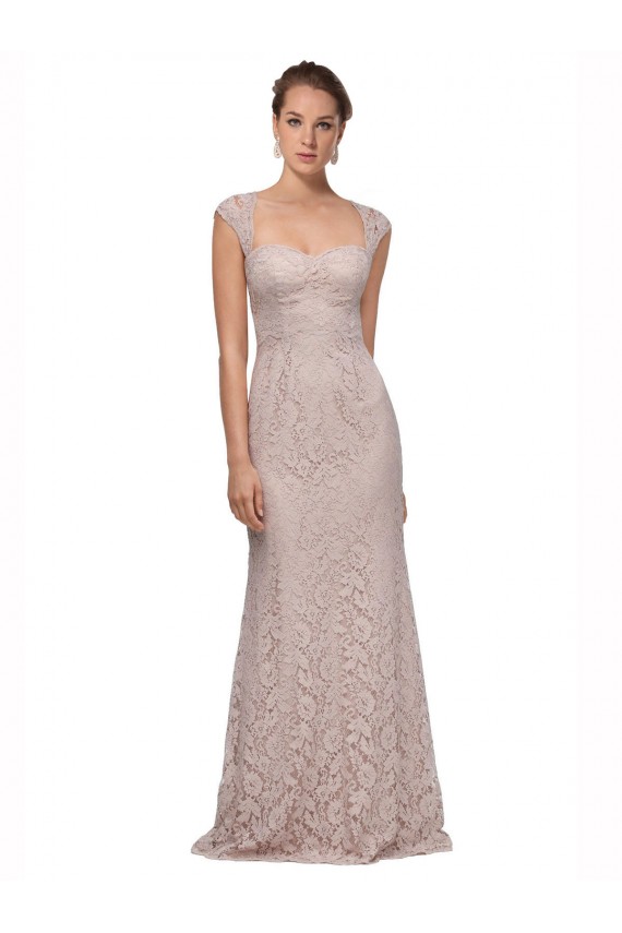 Cap Sleeves Mermaid Sweetheart Bridesmaid Dress / Formal Dress Lincoln