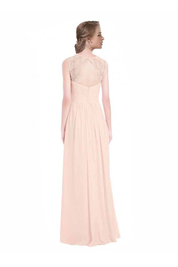 Sleeveless Mint Green Keyhole Back A-Line Sweetheart Bridesmaid Dress Lincoln