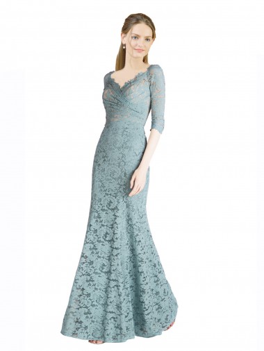 Half Sleeves A-Line Sweetheart Prom Dress / Bridesmaid Dress Lincoln
