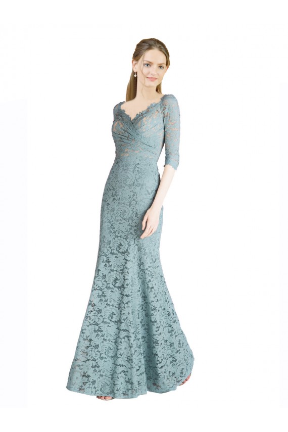 Half Sleeves A-Line Sweetheart Prom Dress / Bridesmaid Dress Lincoln