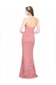 Sleeveless Salmon Mermaid Sweetheart Formal Dress / Bridesmaid Dress Lincoln