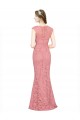Sleeveless Salmon Mermaid Sweetheart Prom Dress / Bridesmaid Dress Lincoln