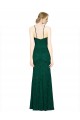 Sleeveless Dark Green Low Back Mermaid Halter Neck Prom Dress / Bridesmaid Dress Lincoln