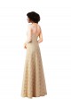 Sleeveless Champagne A-Line Sweetheart Bridesmaid Dress Lincoln