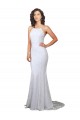 Sleeveless White Backless Mermaid High Neck Wedding Dress Lincoln
