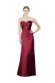 Sleeveless Burgundy Mermaid Sweetheart Bridesmaid Dress / Evening Dress Lincoln
