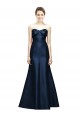 Sleeveless Dark Navy Mermaid Sweetheart Bridesmaid Dress Lincoln