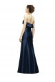 Sleeveless Dark Navy Mermaid Sweetheart Bridesmaid Dress Lincoln