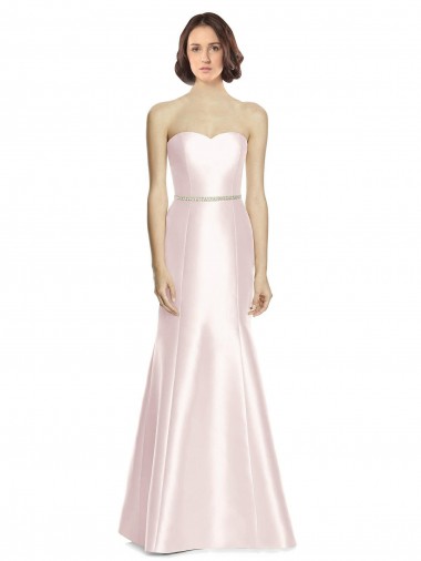 Sleeveless Pink Mermaid Sweetheart Bridesmaid Dress Lincoln