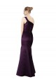 Sleeveless Grape Mermaid One Shoulder Prom Dress / Bridesmaid Dress Lincoln