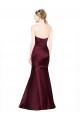 Sleeveless Burgundy Low Back Mermaid Sweetheart Formal Evening Gown / Prom Dress / Bridesmaid Dress Lincoln