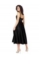 Sleeveless Black A-Line Square Neck Prom Dress / Bridesmaid Dress Lincoln