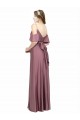 Cold Shoulder Low Back Sheath Off the Shoulder Formal Evening Gown / Prom Dress / Bridesmaid Dress Lincoln