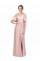 Cold Shoulder Low Back Sheath Off the Shoulder Formal Evening Gown / Prom Dress / Bridesmaid Dress Lincoln