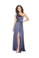 Sleeveless Dusk A-Line One Shoulder Formal Evening Gown / Prom Dress / Bridesmaid Dress Lincoln