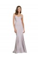 Sleeveless Arctic Lilac Mermaid Strapless Prom Dress / Bridesmaid Dress Lincoln