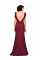 Sleeveless Burgundy Mermaid Strapless Prom Dress / Bridesmaid Dress Lincoln