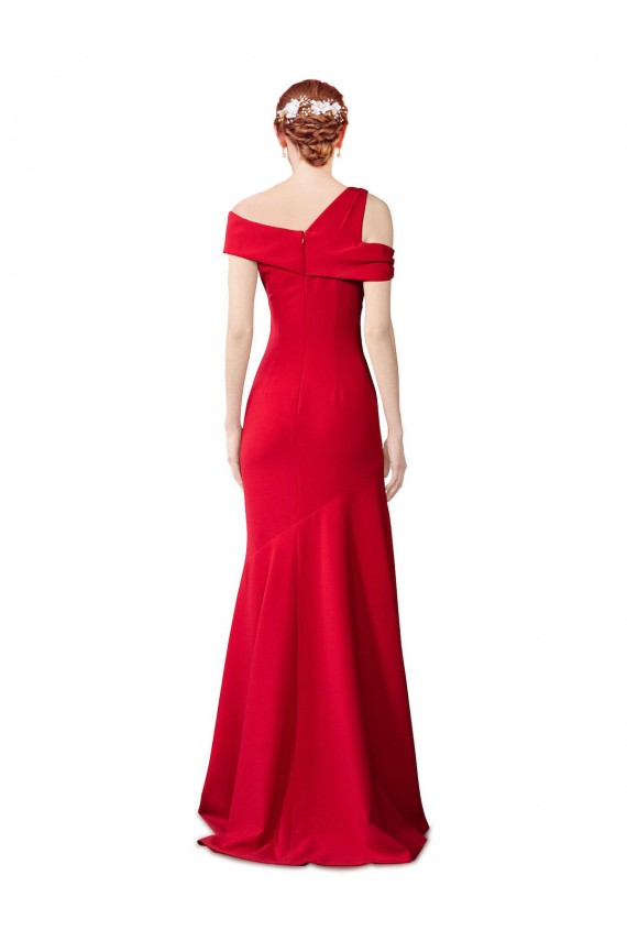 Sleeveless Red Mermaid Formal Evening Gown / Prom Dress / Bridesmaid Dress Lincoln