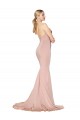 Sleeveless Mauve Low Back Mermaid Sweetheart Formal Dress / Bridesmaid Dress Lincoln