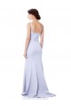 Sleeveless Light Sky Blue Mermaid Spaghetti Straps Evening Gown / Prom Dress / Bridesmaid Dress Lincoln