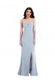Sleeveless Light Sky Blue Trumpet Spaghetti Straps Formal Evening Gown / Prom Dress / Bridesmaid Dress Lincoln