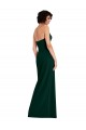Sleeveless Midnight Green Low Back Sheath Scoop Neck Formal Evening Gown / Prom Dress / Bridesmaid Dress Lincoln