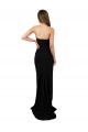 Sleeveless Black Low Back Column Sweetheart Formal Evening Gown / Prom Dress / Bridesmaid Dress Lincoln