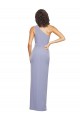 Sleeveless Smoke Blue Sheath One Shoulder Formal Evening Gown / Prom Dress / Bridesmaid Dress Lincoln