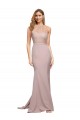 Sleeveless Dusty Pink Sheath Sweetheart Formal Evening Gown / Prom Dress / Bridesmaid Dress Lincoln