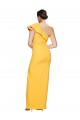 Sleeveless Saffron Sheath One Shoulder Formal Evening Gown / Prom Dress / Bridesmaid Dress Lincoln