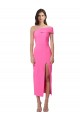 Sleeveless Fuchsia Sheath One Shoulder Formal Evening Gown / Prom Dress / Bridesmaid Dress Lincoln