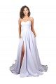 Sleeveless White A-Line Sweetheart Beach Wedding Dress Lincoln