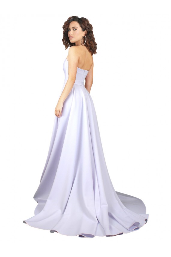 Sleeveless White A-Line Sweetheart Beach Wedding Dress Lincoln